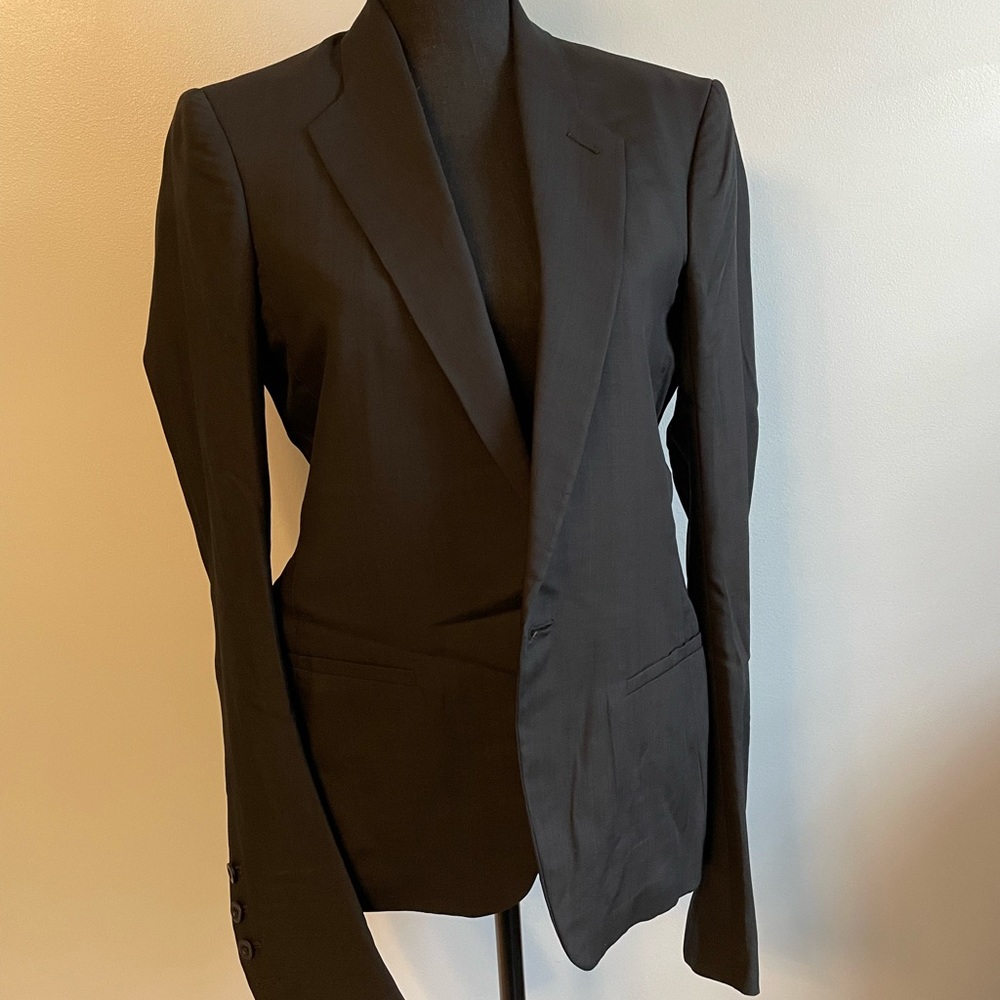 Rick Owens Mens Black Blazer Size:48